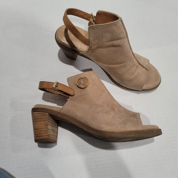 Lindsay Phillips Angela Peep Toe Heeled Booties Size 7 - Picture 12 of 13